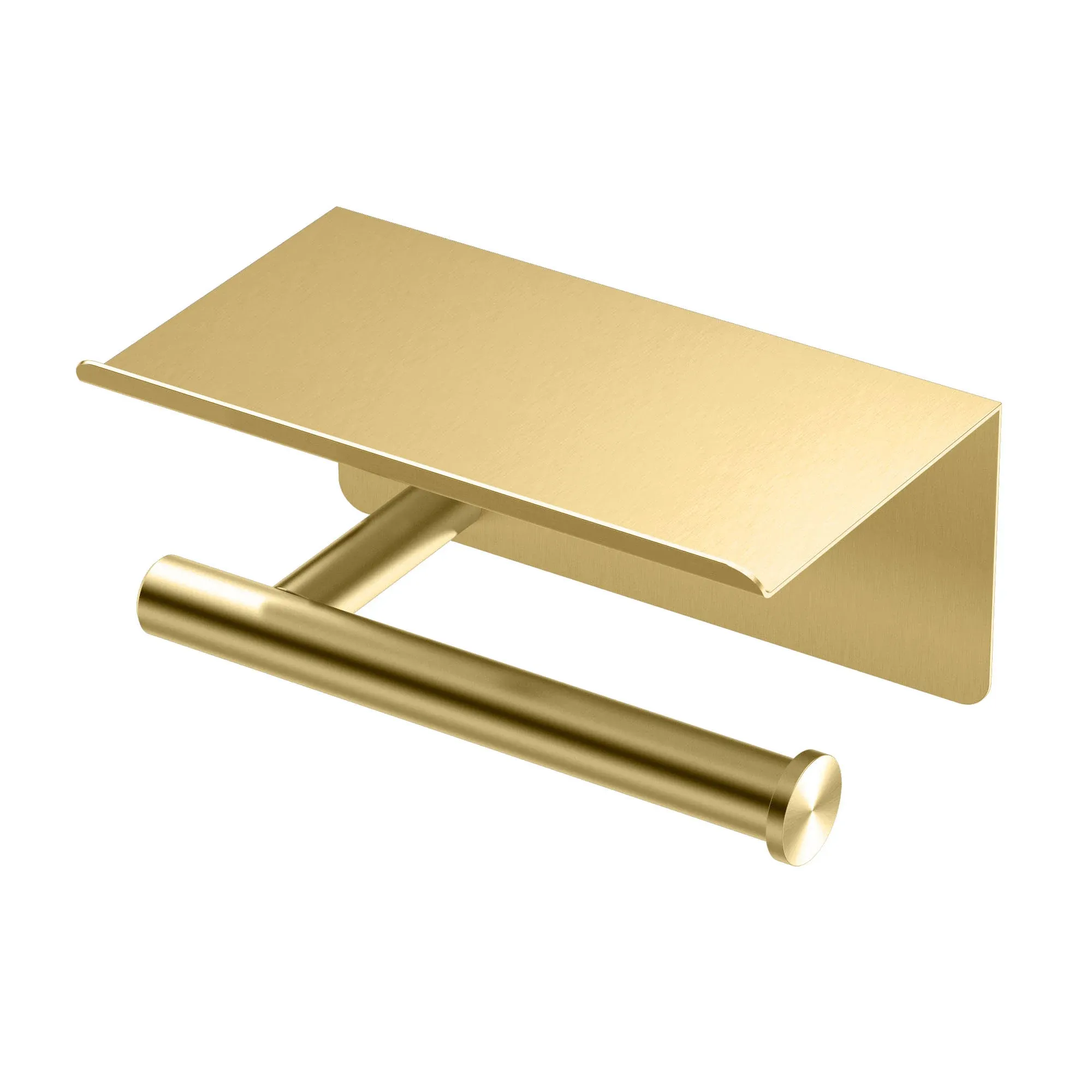 Gatco 1420 Latitude II Wall Mounted Toilet Paper Holder - Brass