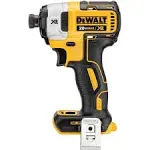 DeWalt 20V MAX XR Brushless 1/4" 3-Speed Impact Driver, Bare Tool