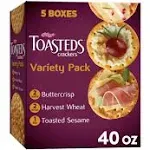 Kellogg's Toasteds Crackers Variety Pack