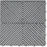 Ribtrax Smooth Pro Slate Grey Garage Floor Tile (6-Pack)