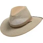 Henschel Men's Aussie Mesh Packable Hat - Khaki / S