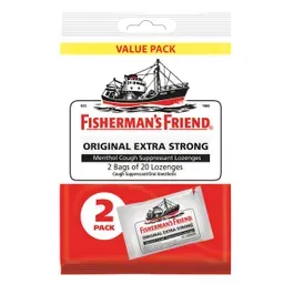 Fisherman's Friend Original Extra Strong Menthol Cough Lozenges