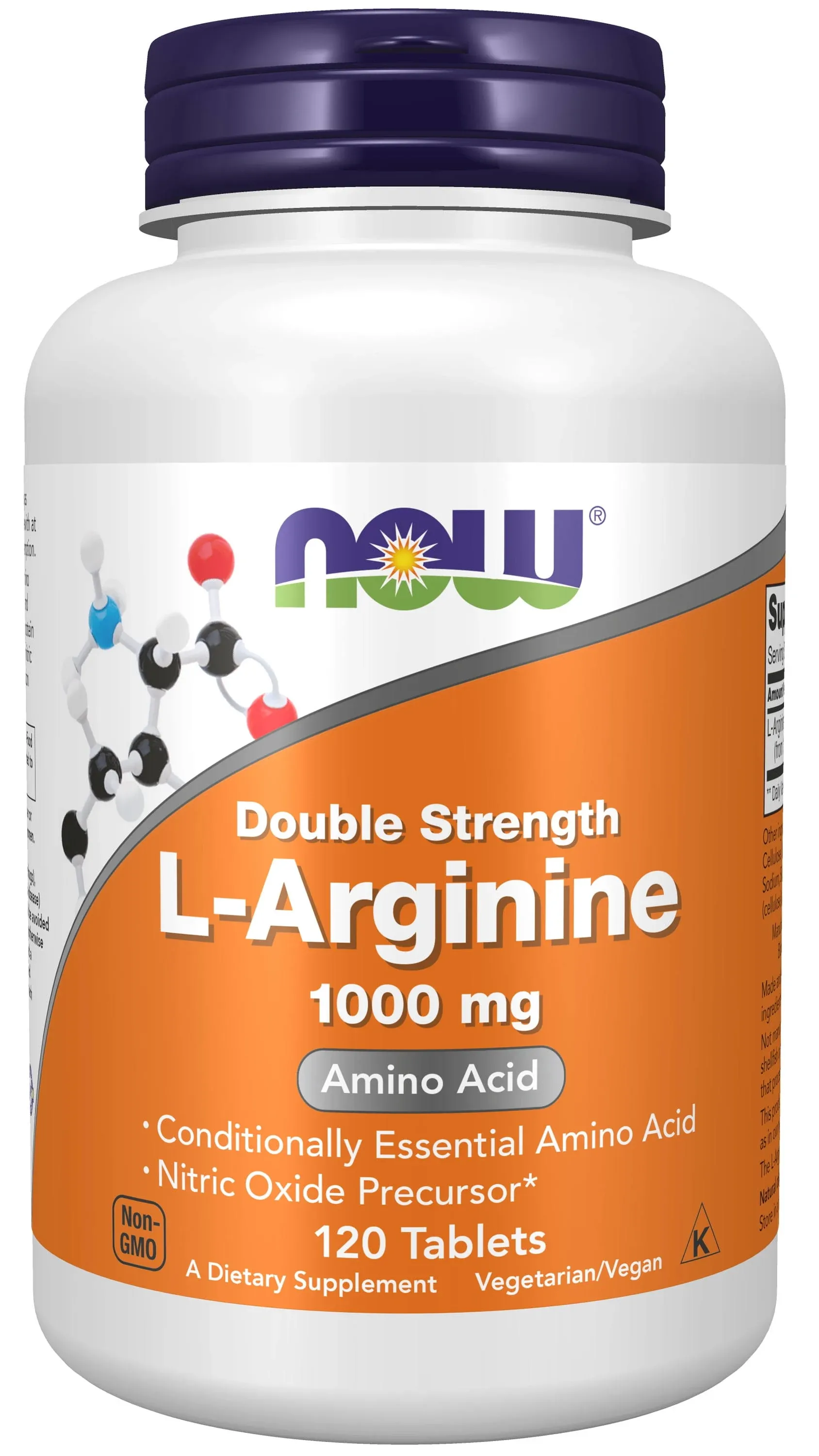 NOW L-Arginine 1000mg (120 tablets)