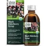 Gaia Herbs, Black Elderberry Syrup, Daily Immune Support with Antioxidants, Orga