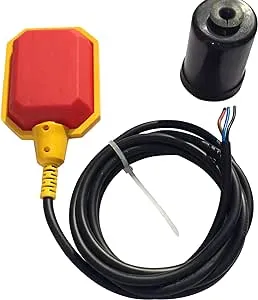 Float Switch for Sump Pump - 10-Foot Water Level Sensor with Honeywell Microswitch and Adjustable Tether Length for Ground Water Bilge Pump and Water Tank – Non-Corrosive PP Casing, Rated to 13 Amps