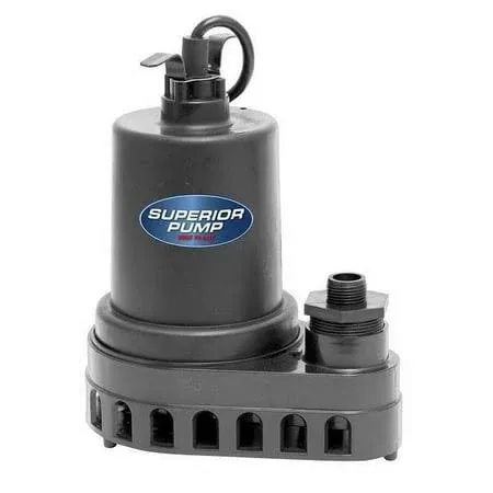 SUPERIOR PUMP Submersible Sump Pump 92572