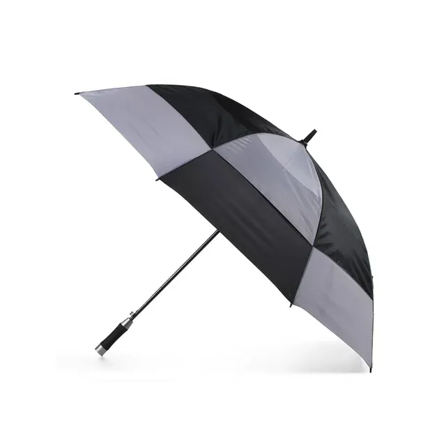 Totes SunGuard\u00A Vented One-Touch Auto Open Golf Umbrella with NeverWet - Each