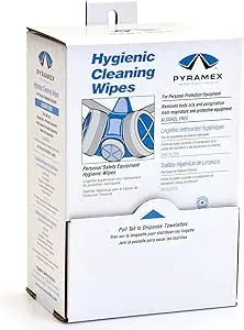 Pyramex HCW100XL Individually Packaged Hygienic Wipes, White Xlarge