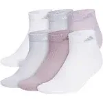 Women's Adidas Athletic Low-Cut Sock 6-Pack, Size: 5-10, Light Purple