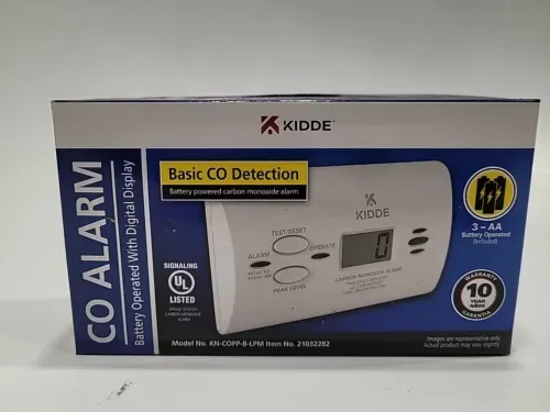 Kidde Battery Operated Carbon Monoxide Alarm with Digital Display