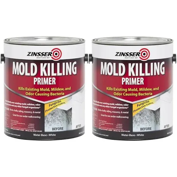 Zinsser Mold Killing Primer - 2 / Carton - White