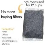 Coffee Filter Packs, Coffee in Filter Packs, Coffee Filter Packs 10-12 cup, B...