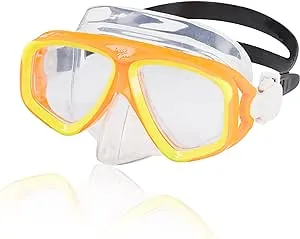 Speedo Adult Adventure Swim Mask, Oriole Clear