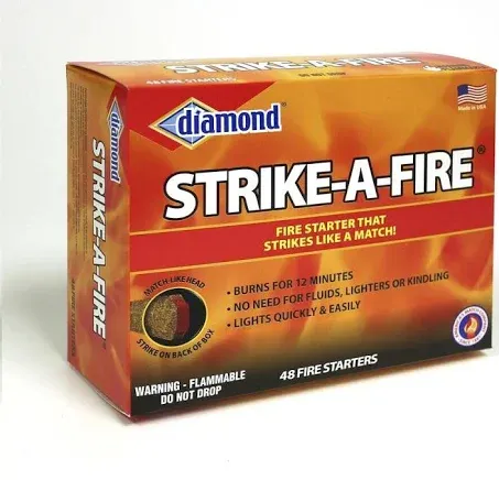 Diamond Strike-A-Fire Starters