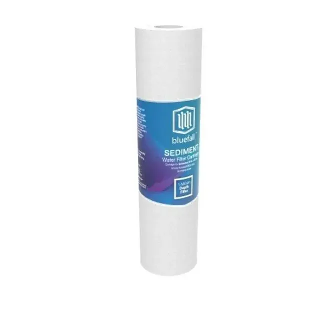 1 Micron Wholehouse Sediment Water Filter Replacement Cartridge Pack of 12