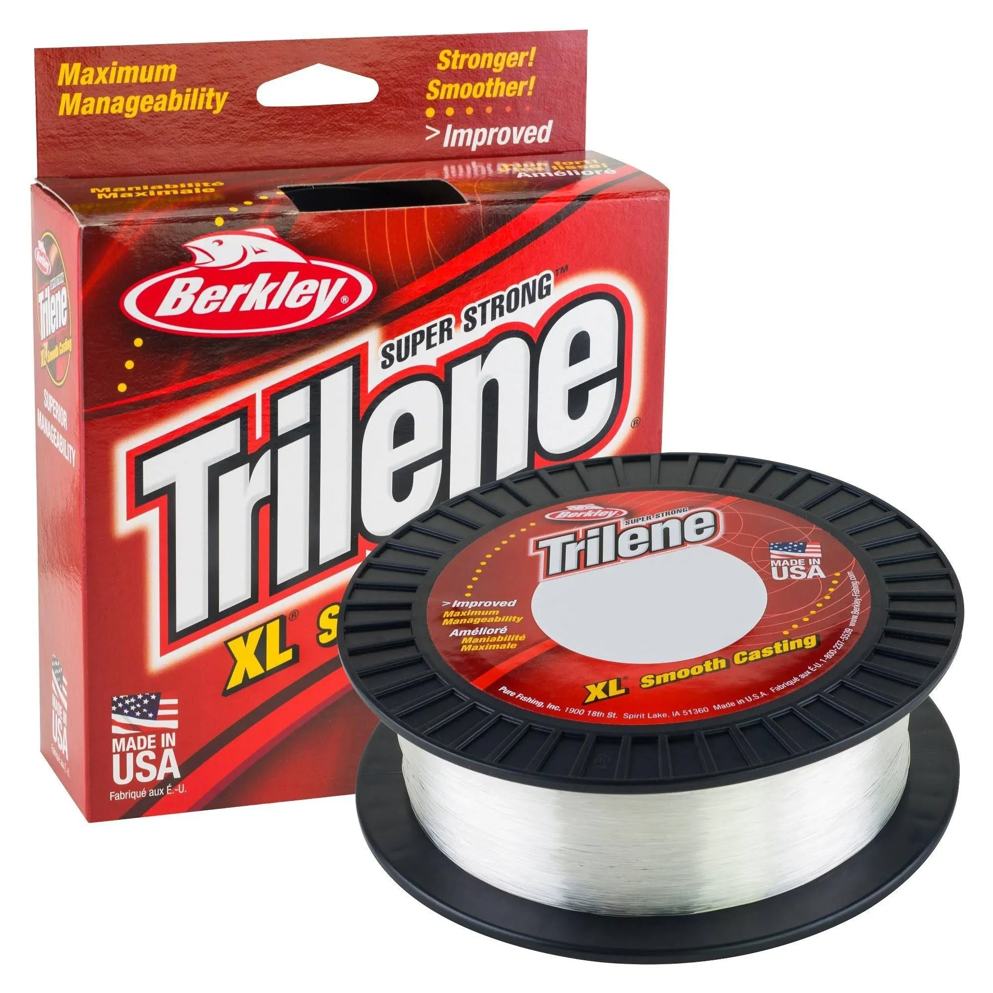 Berkley Trilene XL Monofilament Fishing Line, Clear