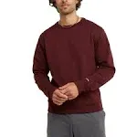 Champion Men's Powerblend Fleece Crew Maroon