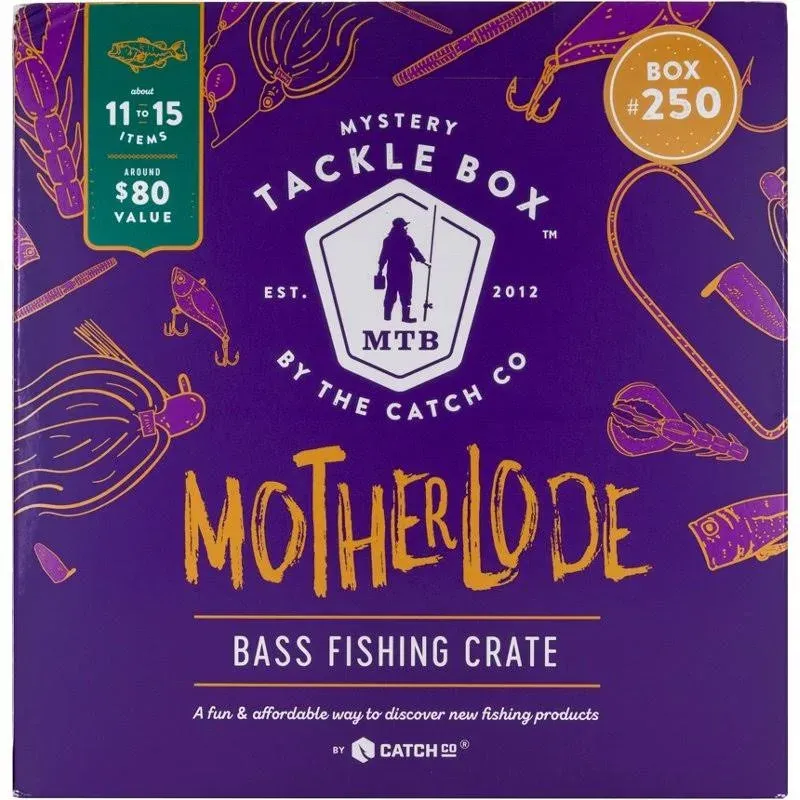 Mystery Tackle Box Motherlode Bass Fishing Crate