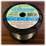 Izorline XXX Co-Polymer Monofilament Fishing Line 1/4 lb Bulk Spool (Smoke, 4 lb 3350 Yards)