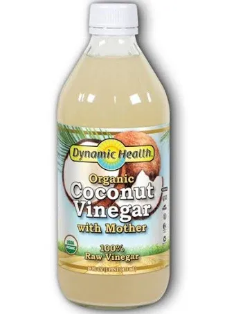 Buy Coconut Vinegar with Mother Certified Organic 16oz By Dynamic Health Laboratories | Herbspro.com