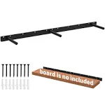 34 Inch Heavy Duty Blind Wall Mount Floating Shelf Bracket - Hidden Shelf Bra...