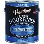 Varathane Satin Crystal Clear Water-Based Floor Paint 1 gal