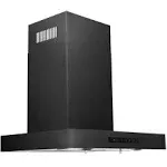 ZLINE Convertible Vent Wall Mount Range Hood in Black Stainless Steel (BSKBN)