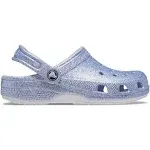 Crocs Classic Purple Glitter Toddler Girls' Clog Shoes, Size: 9