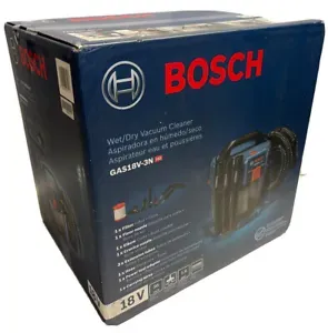 BRAND NEW BOSCH GAS18V-3N 18V Volt 1.6 Gallon Wet/Dry Shop Vacuum w/ HEPA Filter