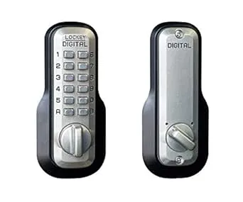 Lockey M210SN Mechanical Keyless Deadbolt with Single Combination Satin Nickel