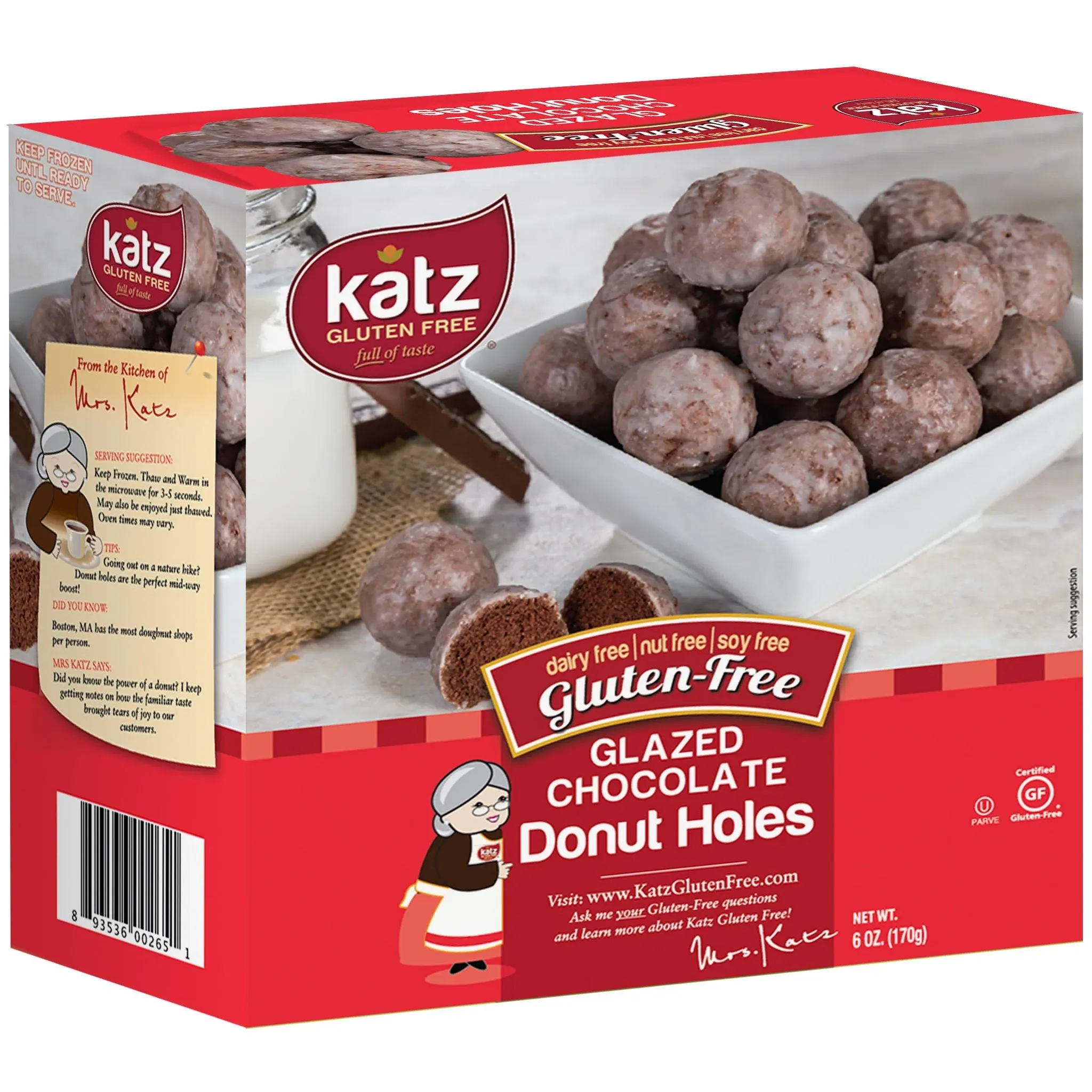 Katz Gluten Free Chocolate Glazed Donut Holes