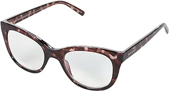 Kate Spade New York Womens Odessa Blue Light Readers Reading Glasses, Pink Havana/Demo Lens, 50mm 20mm US