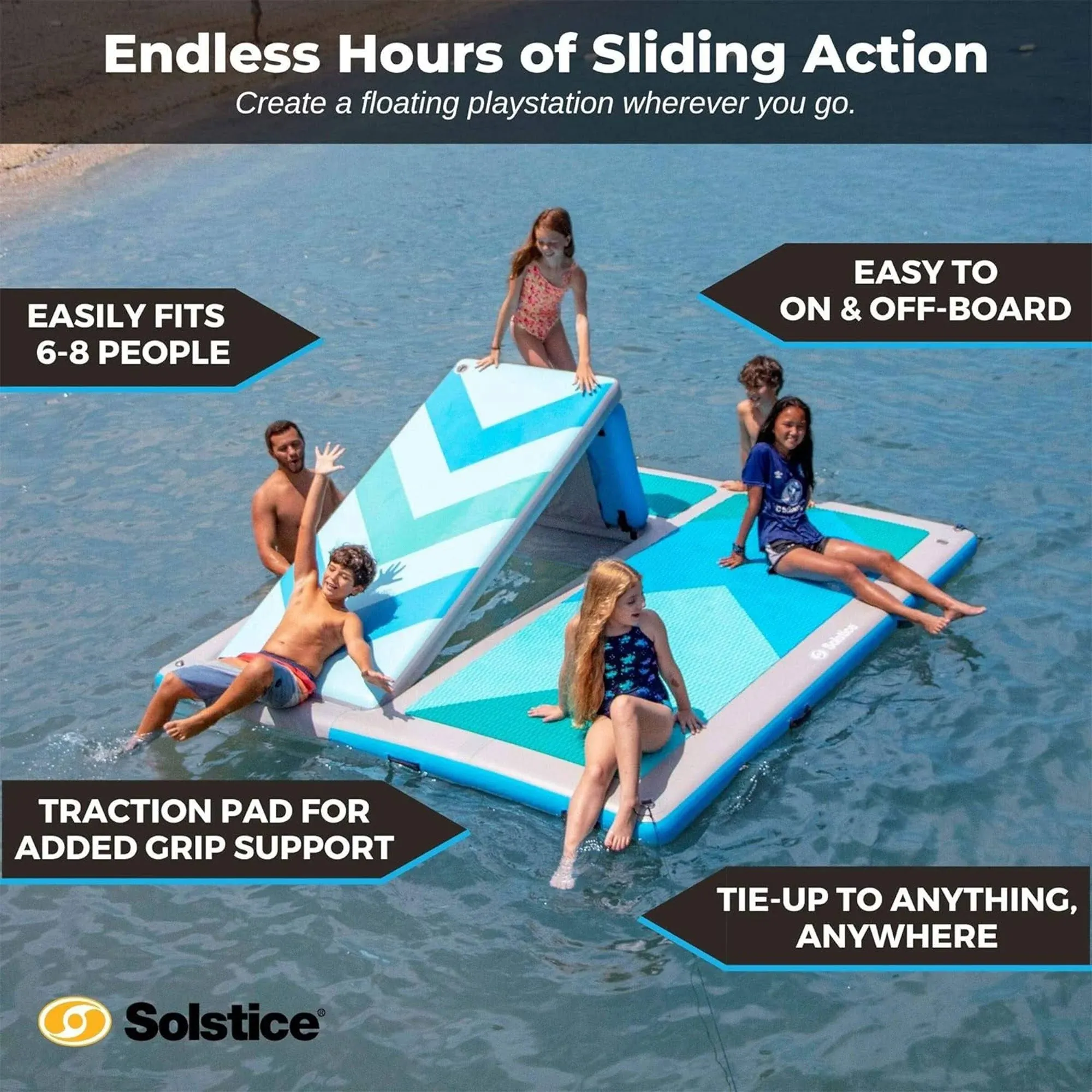 Solstice Watersports 10 x 8 Convertible Slide Dock [36108]