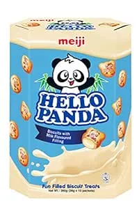 Meiji - Hello Panda Milk Cream Biscuits (Large Box) 9.1 Oz.