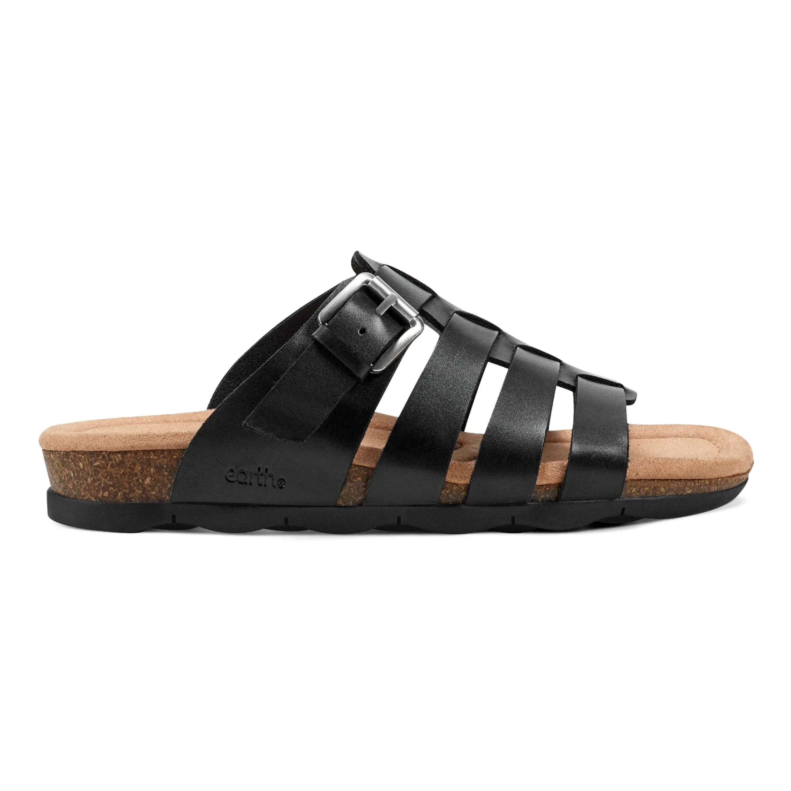 Earth Eresa Sandal | Women's | Black | Size 5 | Sandals | Fisherman