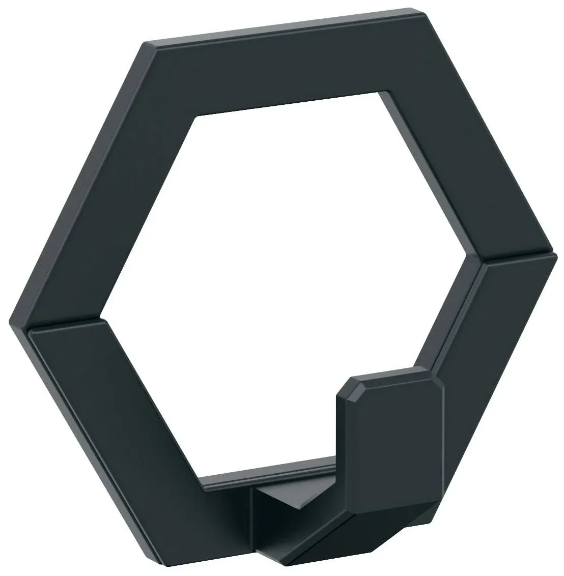 Amerock HBX37015MB Prizmo 3 Inch Wall Hook . Matte Black