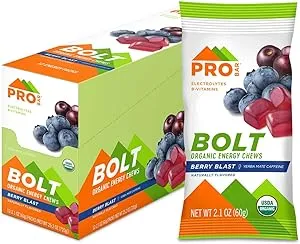 Probar Bolt Organic Energy Chews Berry Blast