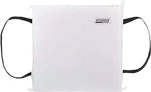 Seachoice Emergency Marine Foam Flotation Cushion, Square, 15 in. X 15 in, White