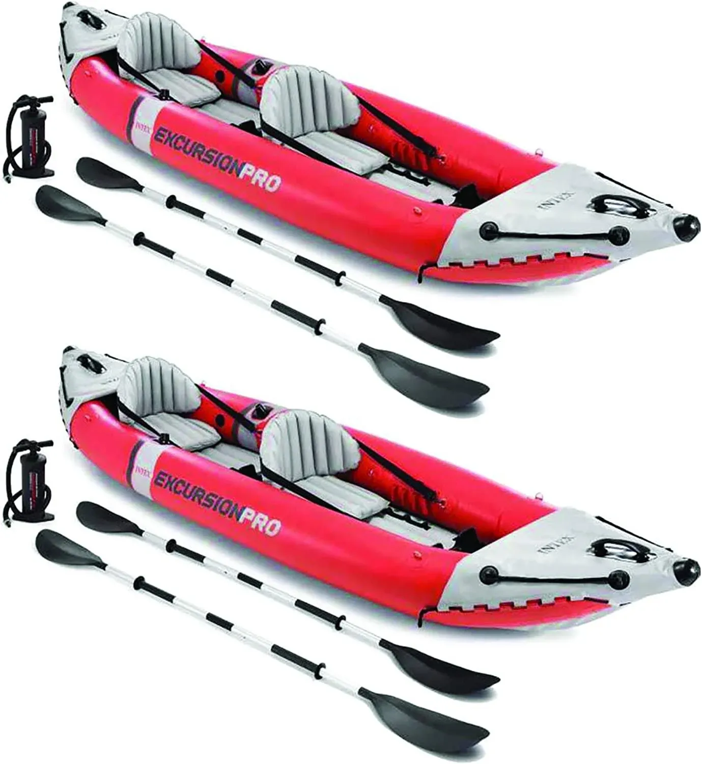 Intex Excursion Pro K2 Inflatable Kayak Red 2 places