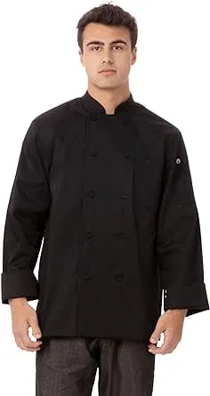 Chef Works Men's Calgary Cool Vent Basic Chef Coat