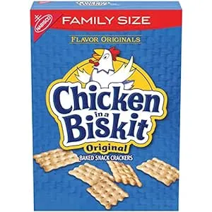 Chicken in A Biskit Baked Snack Crackers, Original, Family Size 12 oz