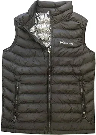 Columbia Mens White Out Omni-Heat Puffer Vest