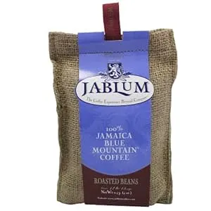 Jablum Jamaica Blue Mountain Coffee, Roasted Whole Bean (4oz)