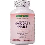 Nature's Bounty Hair Skin and Nails