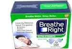 Breathe Right Extra Strength 72 Clear Nasal Strips