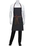 Chef Works Black Memphis Bib Apron