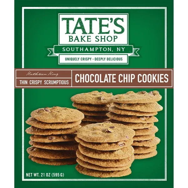 Tate's Bake Shop Chocolate Chip Cookies - 21 oz box