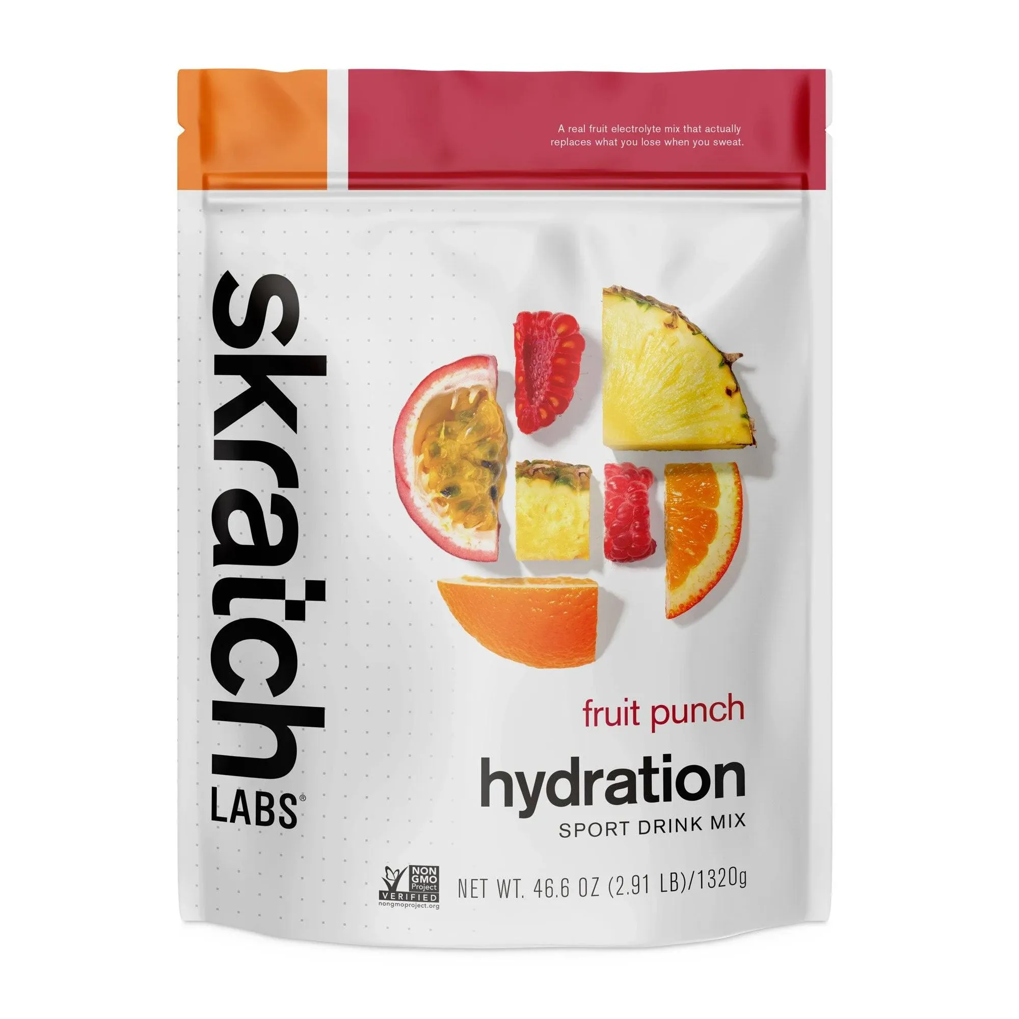 Skratch Labs Sport Hydration Drink Mix - Fruit Punch 60 -Serving