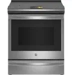 GE Profile 30" Smart Slide-In Induction Convection Range, Fingerprint Resistant Stainless Steel