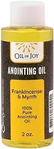 Swanson Christian Products Frankincense and Myrrh Anointing Oil 2 Oz 100% Pure Anointing Oil for Prayers by Oil of Joy